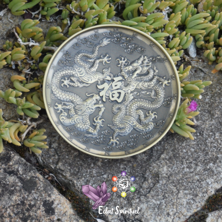 Support à Encens Dragon en Zinc | Bâtonnets et Cônes