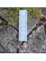 Support à Encens en Sélénite 7 Chakras | Eclat Spirituel