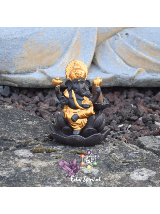 Support à Encens à Refoulement Ganesh Lotus