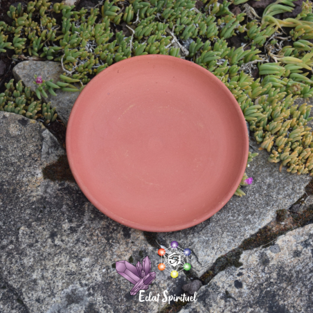Plat en Terre Cuite 17 cm pour Fumigation | Eclat Spirituel