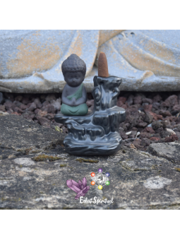 Support à Encens Bouddha en Céramique | Eclat Spirituel