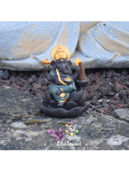 Support à Encens Ganesh en Céramique | Eclat Spirituel
