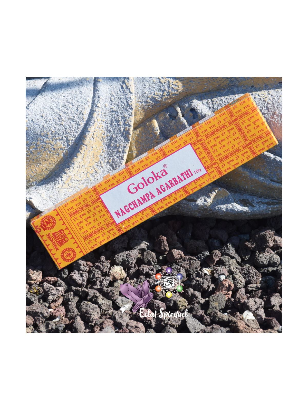 Bâton D'Encens Goloka Nag Champa 15 g Naturels