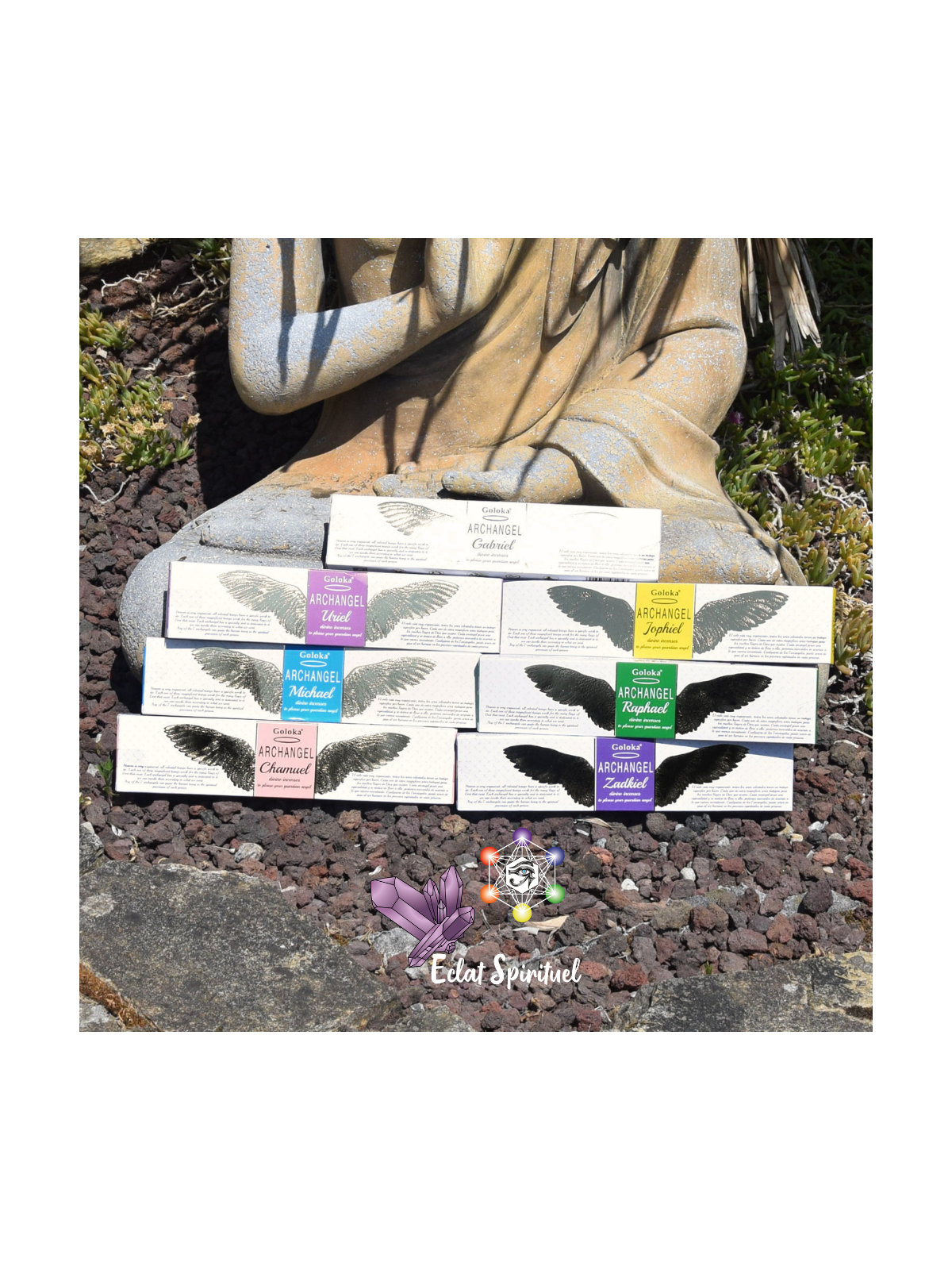 Coffret bâton encens Goloka 7 Archanges | 7 x 15 g