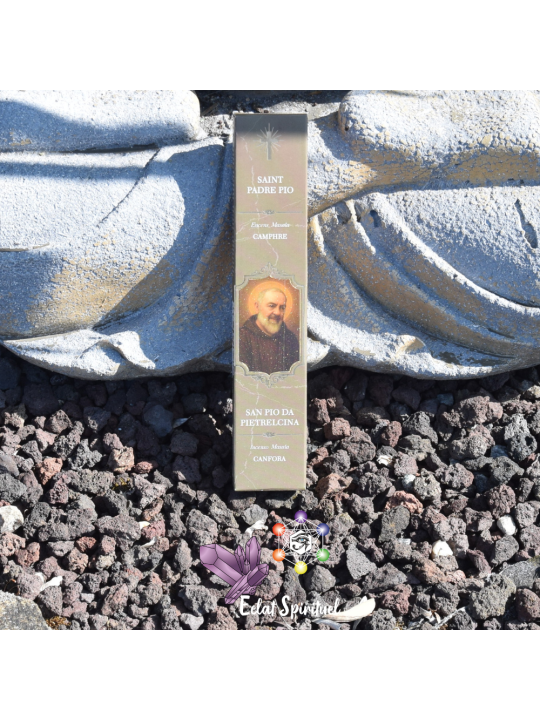Bâton D'Encens Saint Padre Pio au Camphre | 15 g