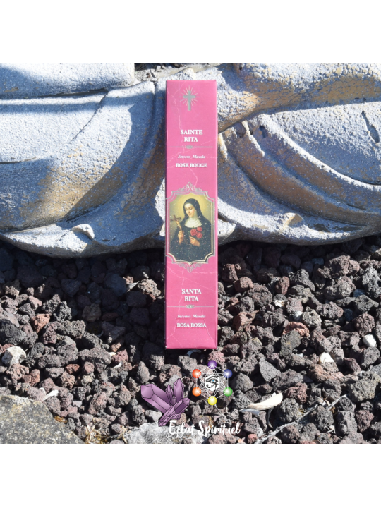Bâton D'Encens Sainte Rita Rose Rouge | 15 g