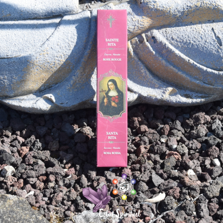 Bâton D'Encens Sainte Rita Rose Rouge | 15 g