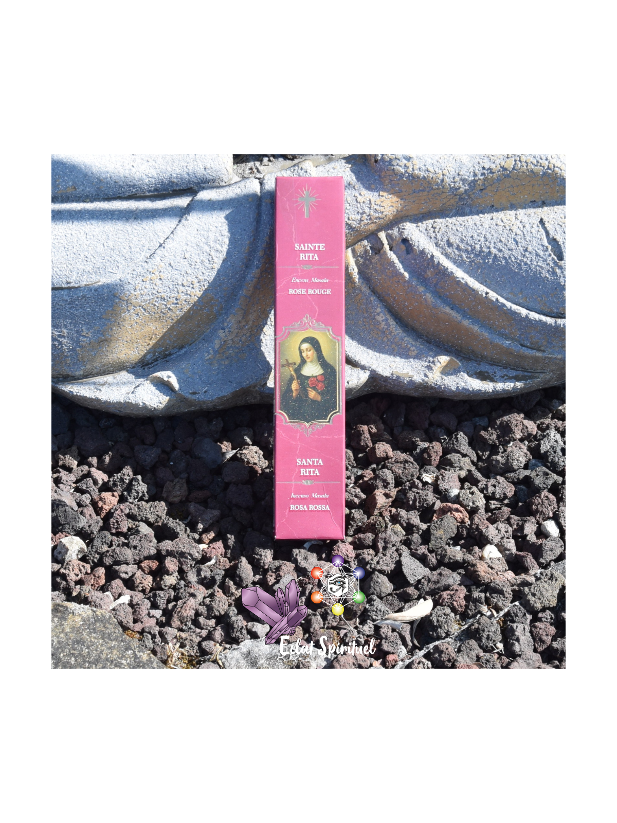 Bâton D'Encens Sainte Rita Rose Rouge | 15 g