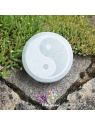 Plaque avec Yin Yang en Sélénite de 10 CM