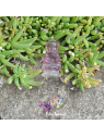Bouddha en pierre de fluorine rose livraison rapide