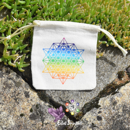 Pochette Tétraèdre 64 Étoiles en Coton