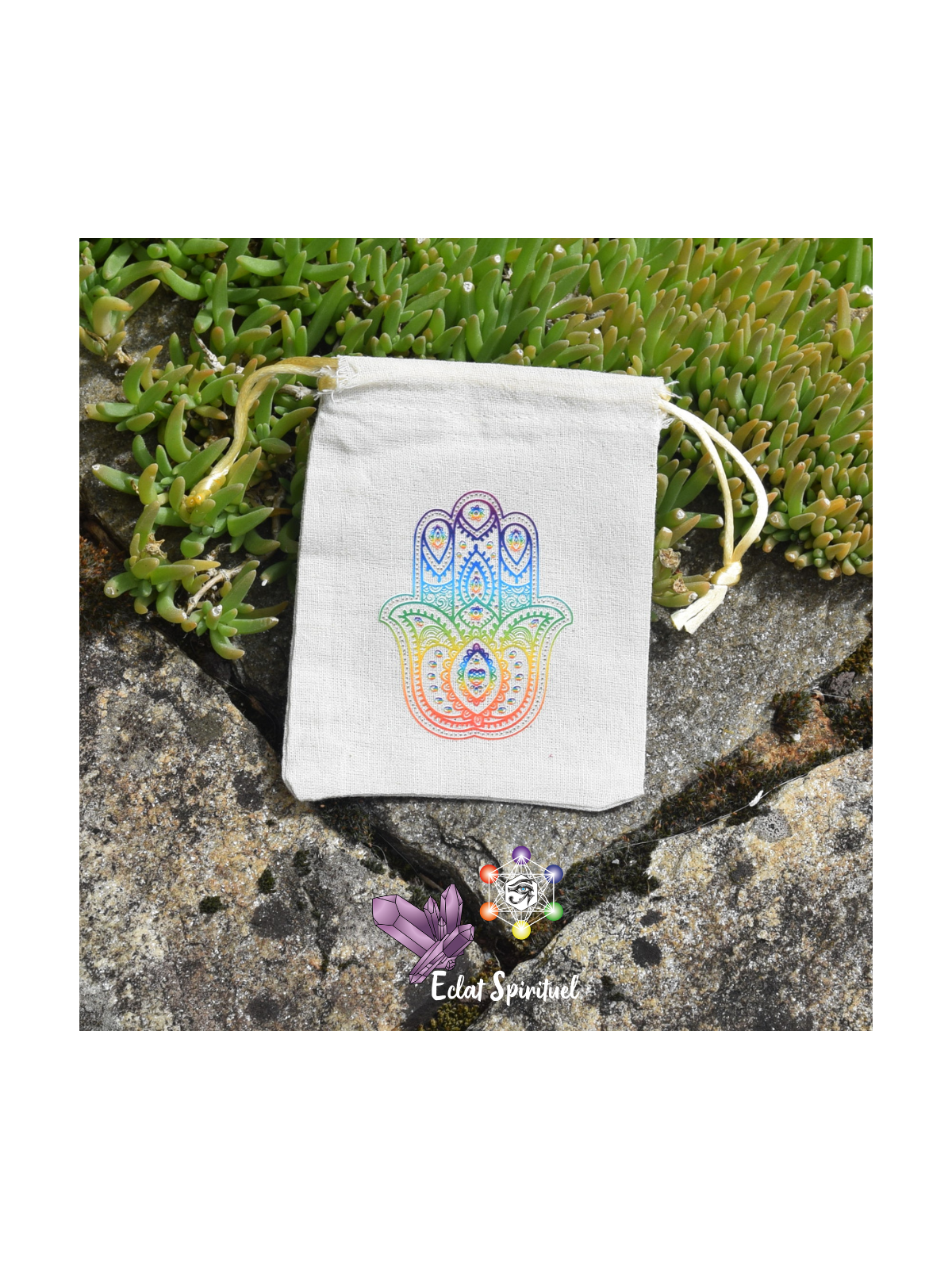 Pochette Khasma en Coton – Main de Fatma
