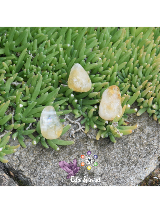 Pendentif en citrine chauffée