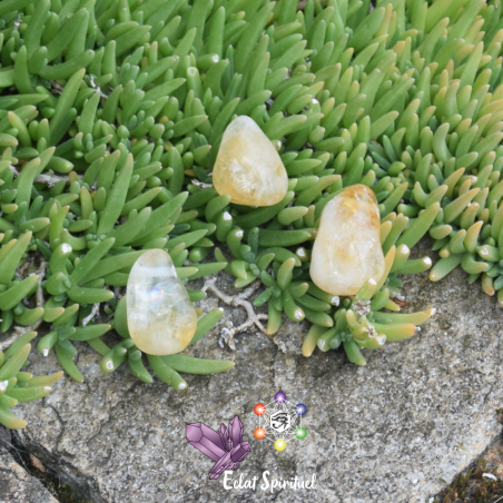 Pendentif en citrine chauffée