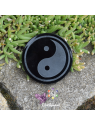 Plaque Yin Yang en Obsidienne noire