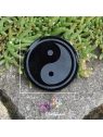 Plaque Yin Yang en Obsidienne noire