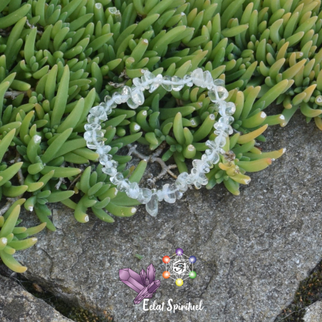 Cristal de Roche en Bracelet Baroque