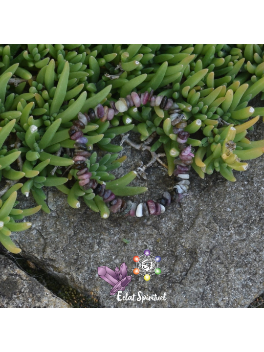 Tourmaline Multicolore en Bracelet Baroque