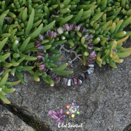 Tourmaline Multicolore en Bracelet Baroque