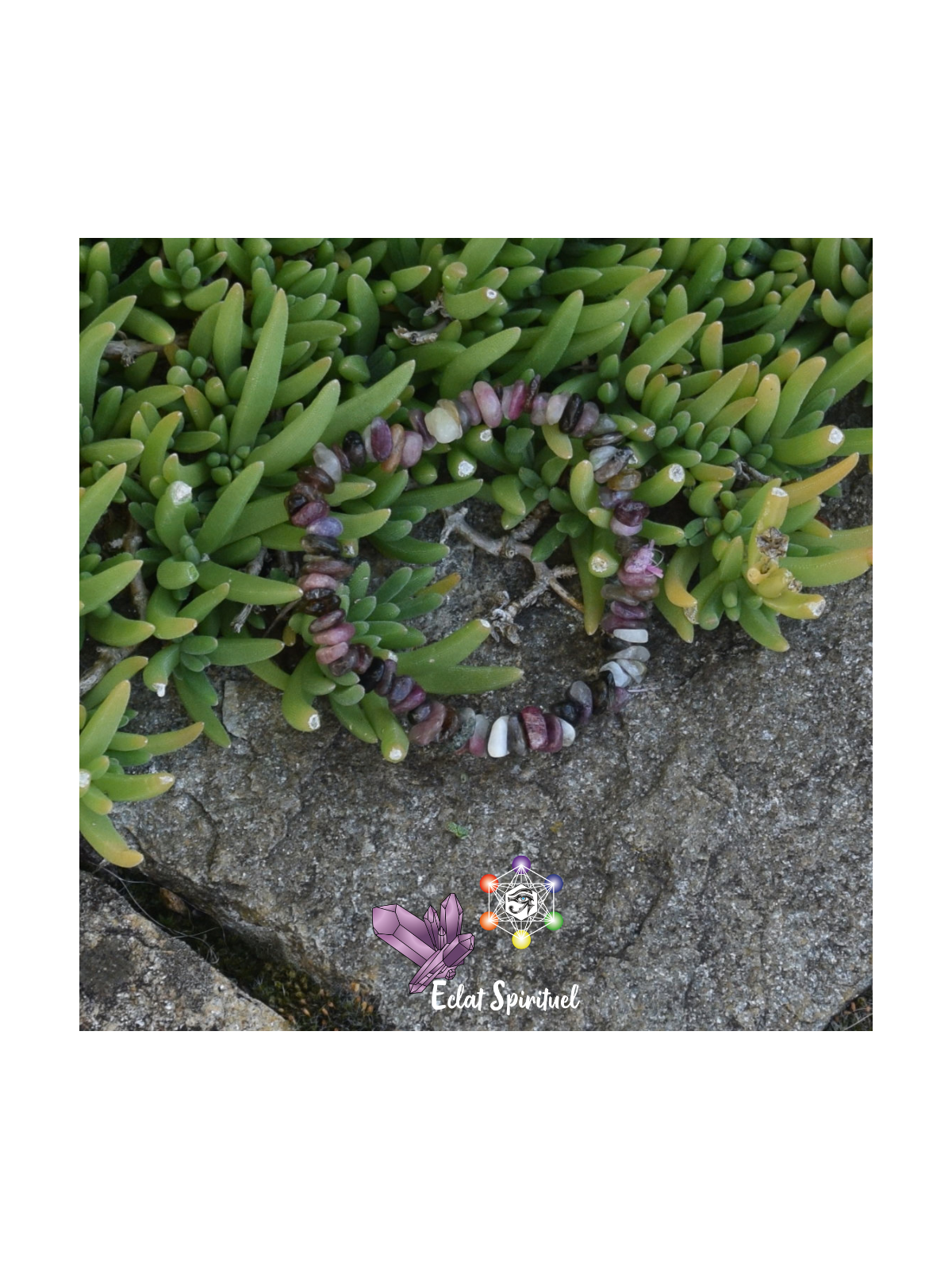Tourmaline Multicolore en Bracelet Baroque