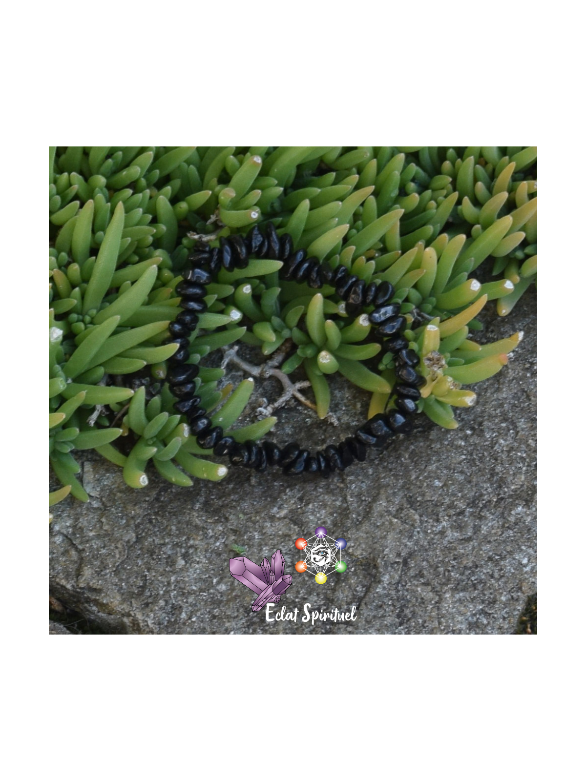Tourmaline Noire en Bracelet Baroque