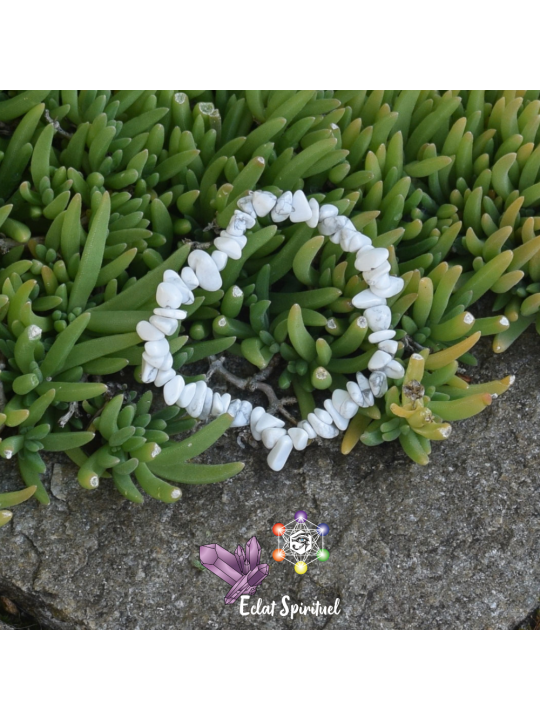 Howlite en Bracelet Baroque