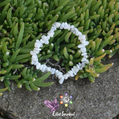 Howlite en Bracelet Baroque