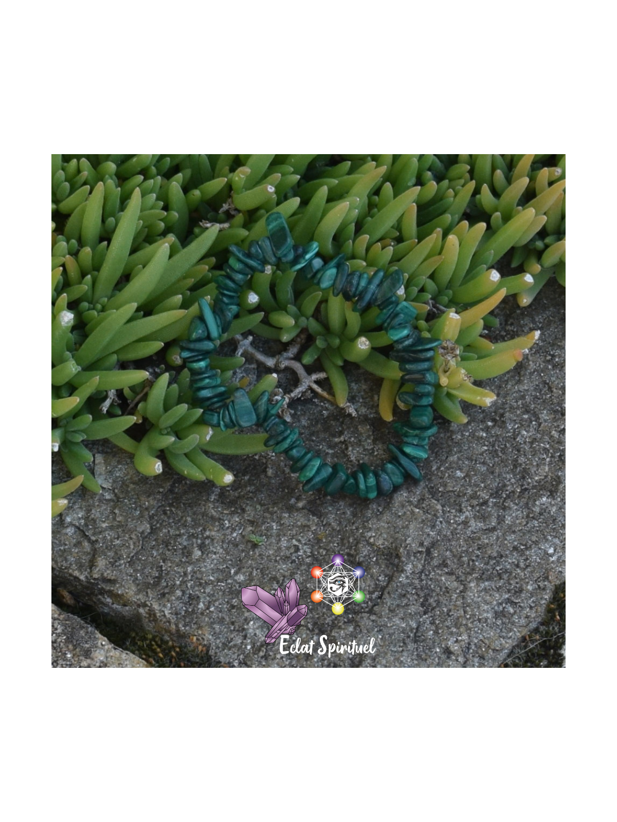 Malachite en Bracelet Baroque