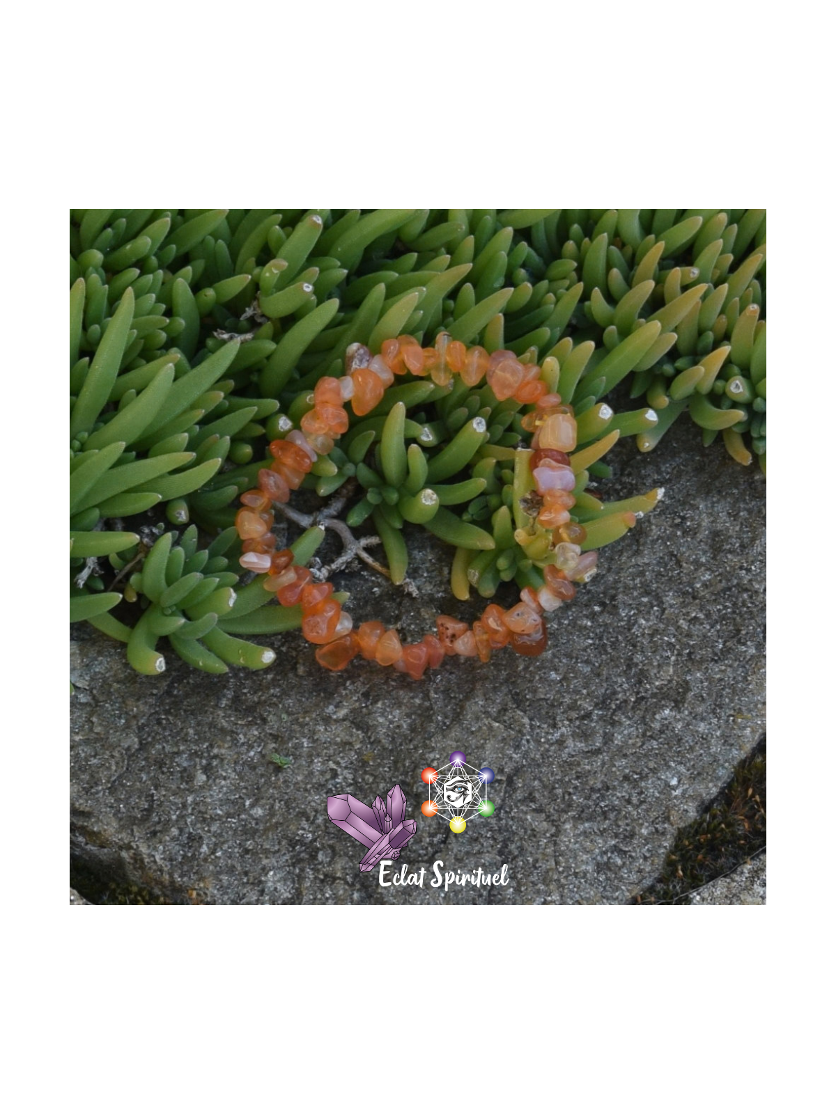 Cornaline en Bracelet Baroque