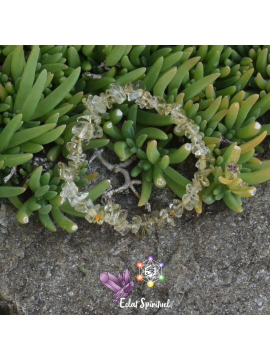 Citrine Naturelle en Bracelet Baroque