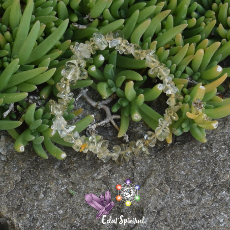 Citrine Naturelle en Bracelet Baroque