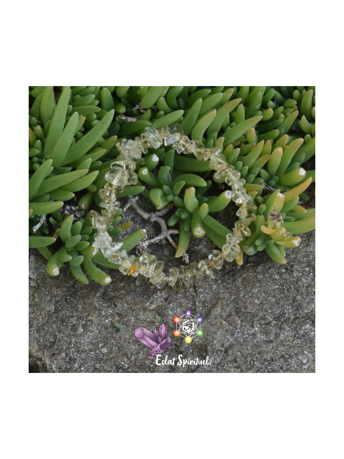 Citrine Naturelle en Bracelet Baroque