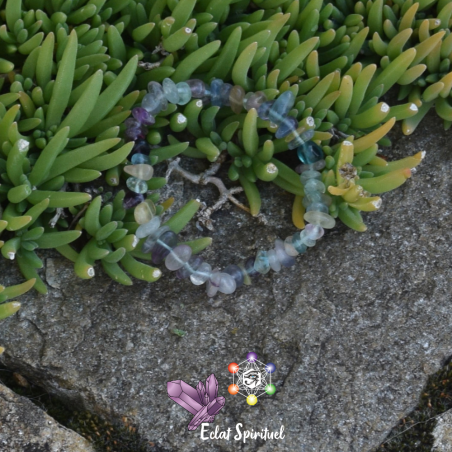 Fluorine Multicolore en Bracelet Baroque