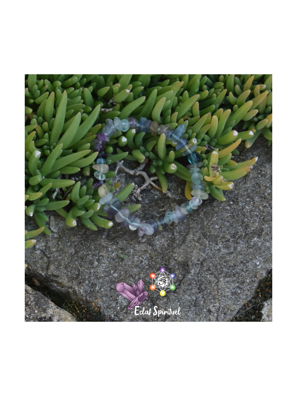 Fluorine Multicolore en Bracelet Baroque
