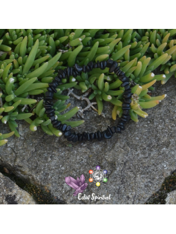 Shungite en Bracelet Baroque