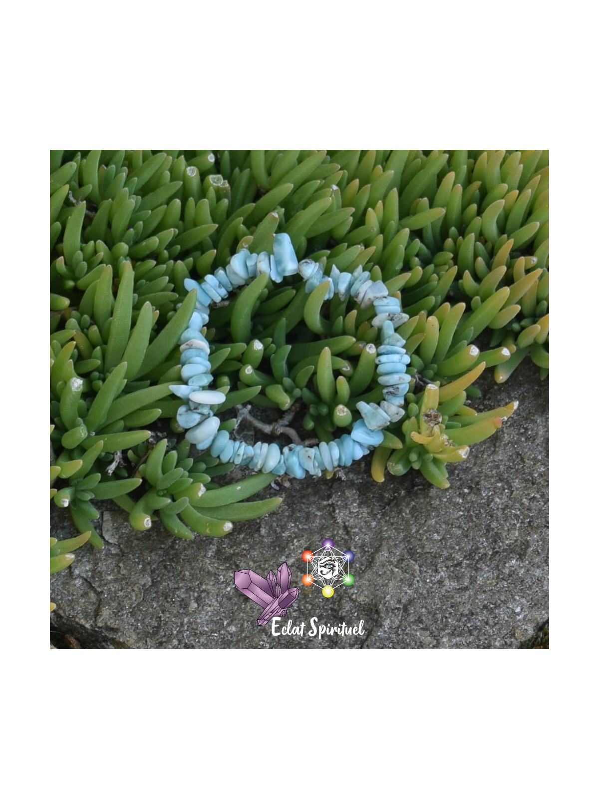 Larimar en Bracelet Baroque