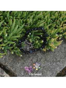 Obsidienne Oeil Céleste en Bracelet Baroque