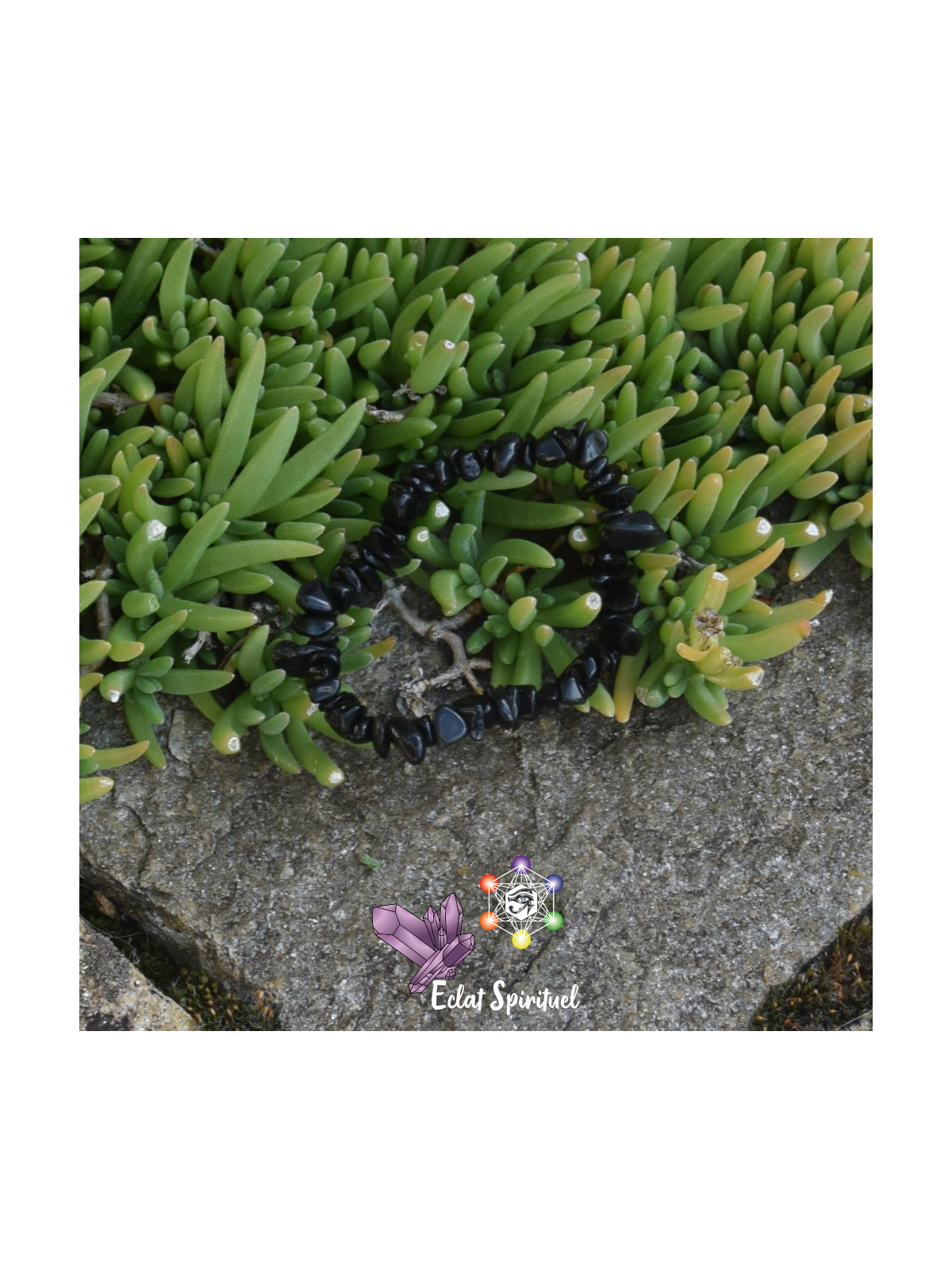Obsidienne Oeil Céleste en Bracelet Baroque