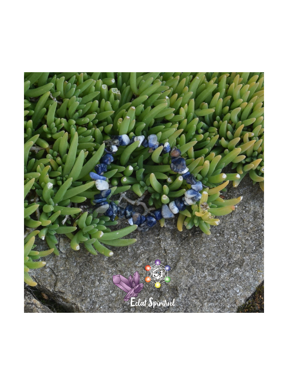 Sodalite en bracelet baroque