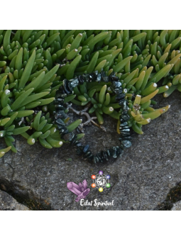 Bracelet Baroque Séraphinite en Pierre Naturelle