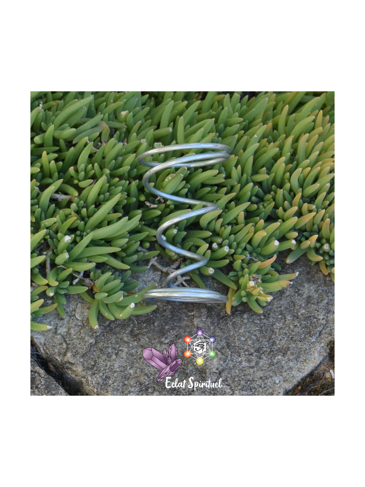 Support pour bâton de fumigation – Spirale en métal