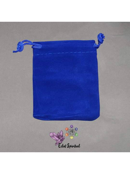 Pochette velours de couleur noire gris bleu rouge