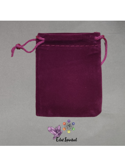 Pochette velours de couleur noire gris bleu rouge