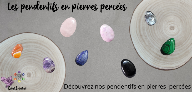 Pendentifs en Pierres Naturelles - Livraison Rapide